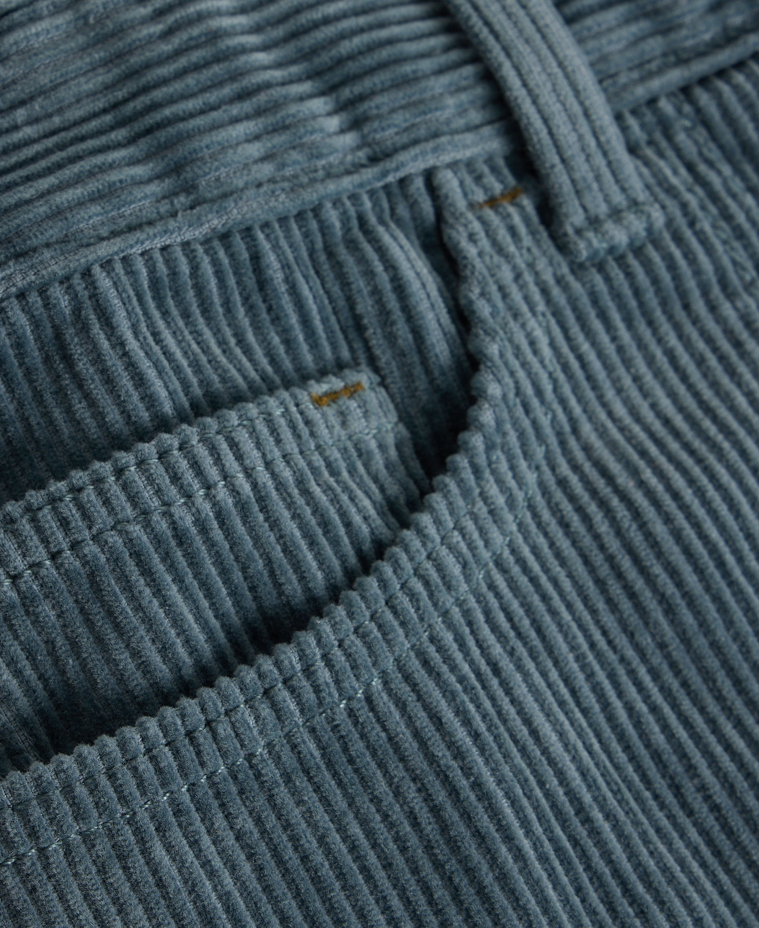 Tia Cord Skirt - Dusky Blue