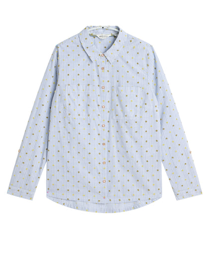 Sophie Organic Cotton Shirt - Blue Multi