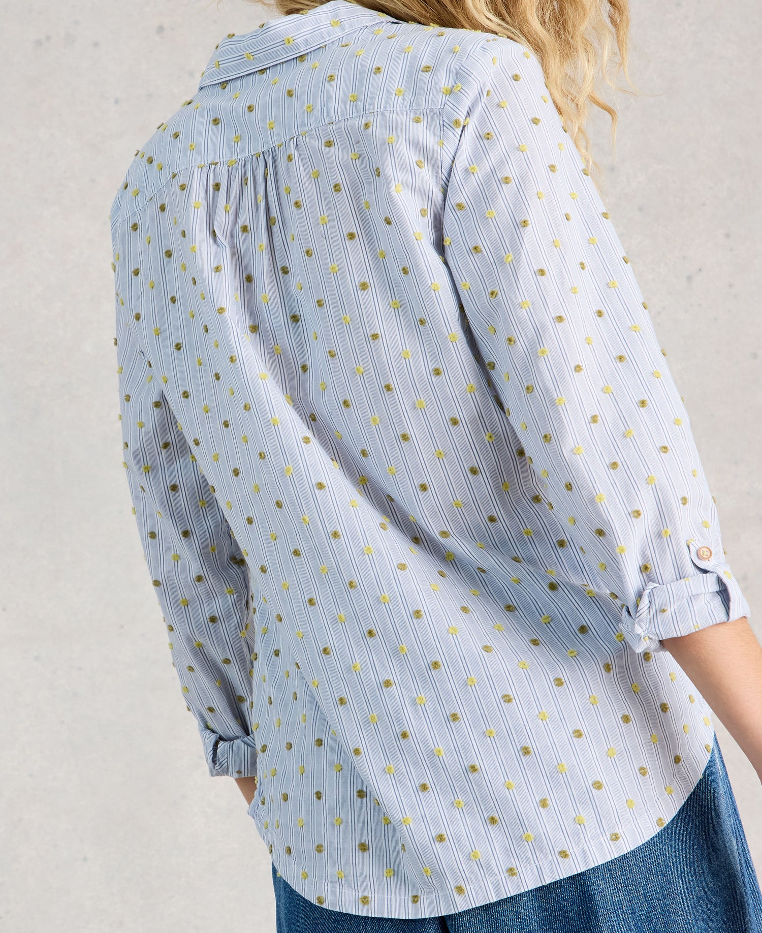 Sophie Organic Cotton Shirt - Blue Multi