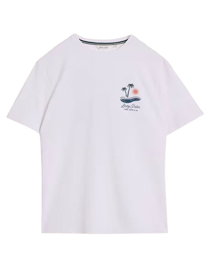 Horsham Pool Side Graphic Tee - White Pr