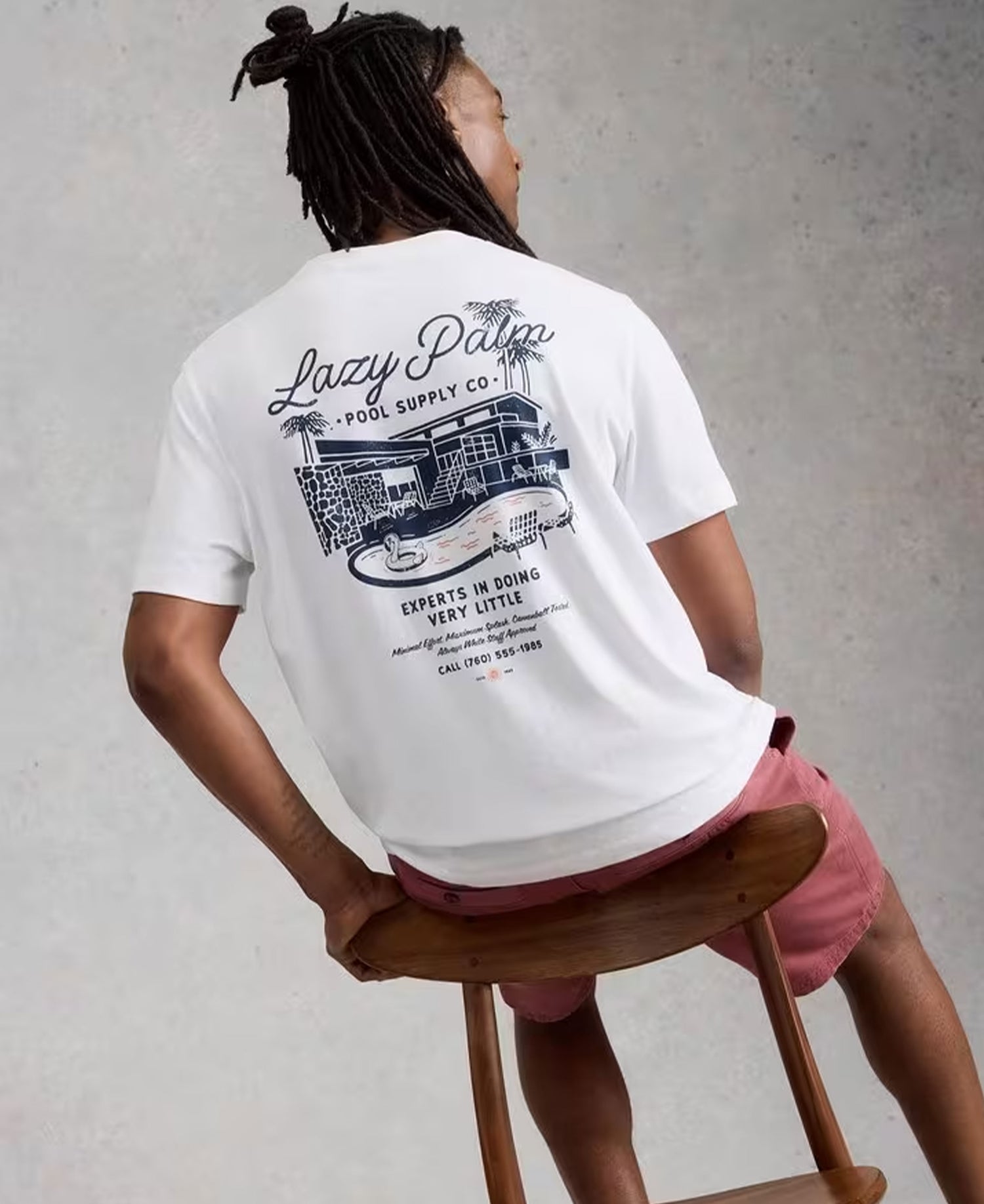 Horsham Pool Side Graphic Tee - White Pr