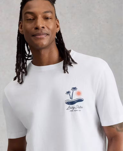 Horsham Pool Side Graphic Tee - White Pr