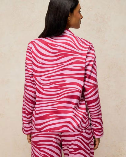 Nina Pj Shirt - Pink Print