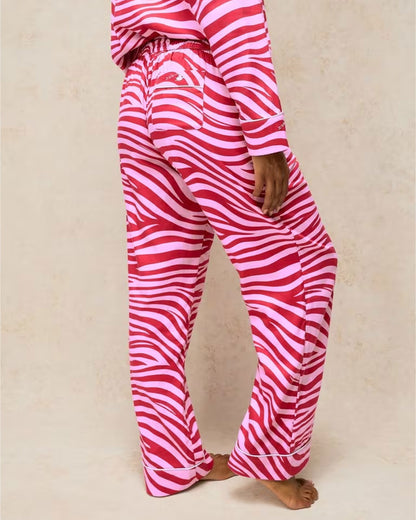 Nina Pj Bottom - Pink Print