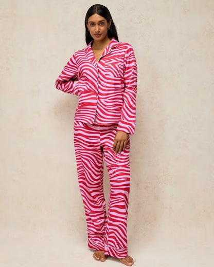 Nina Pj Bottom - Pink Print