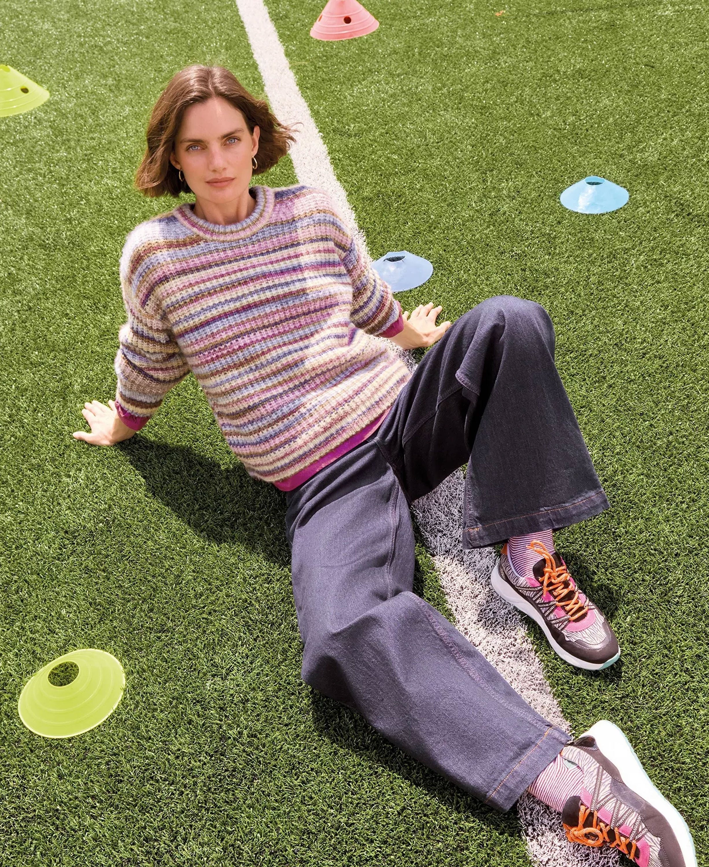 Suzanna Spacedye Jumper - Pink Mlt