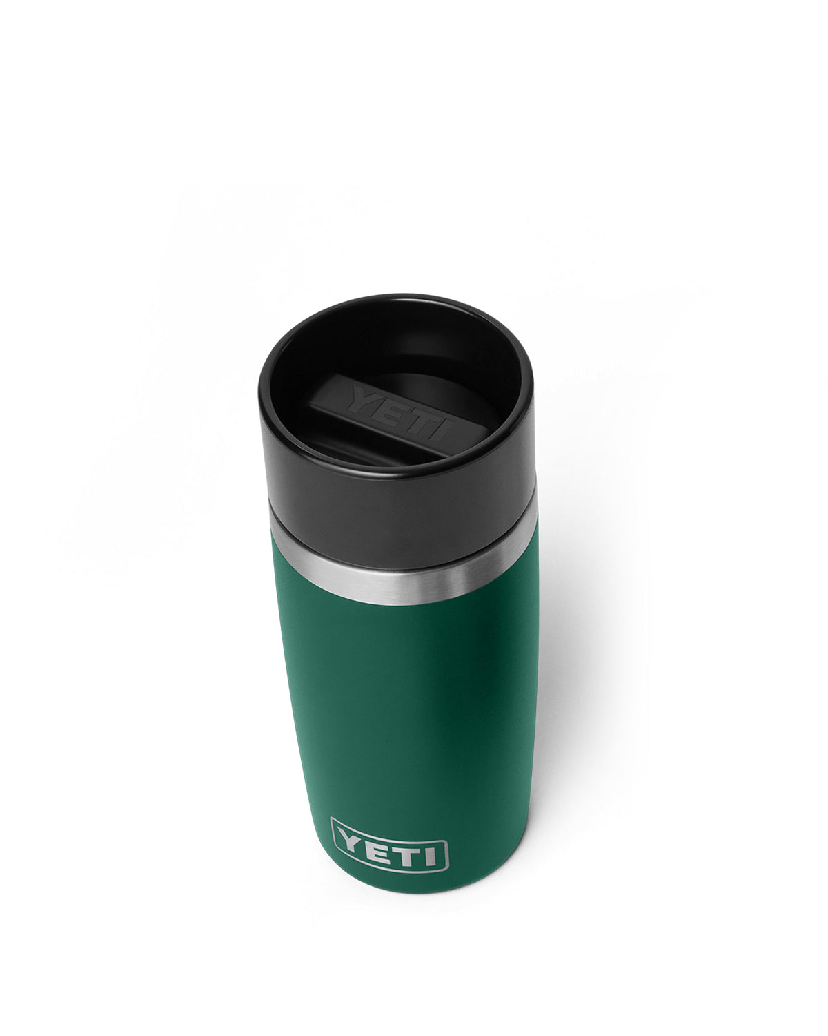 Rambler 12oz Travel Bottle - Black Forest Green