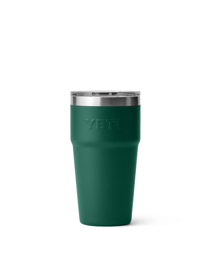 Rambler 20oz Stackable Cup - Black Forest Green