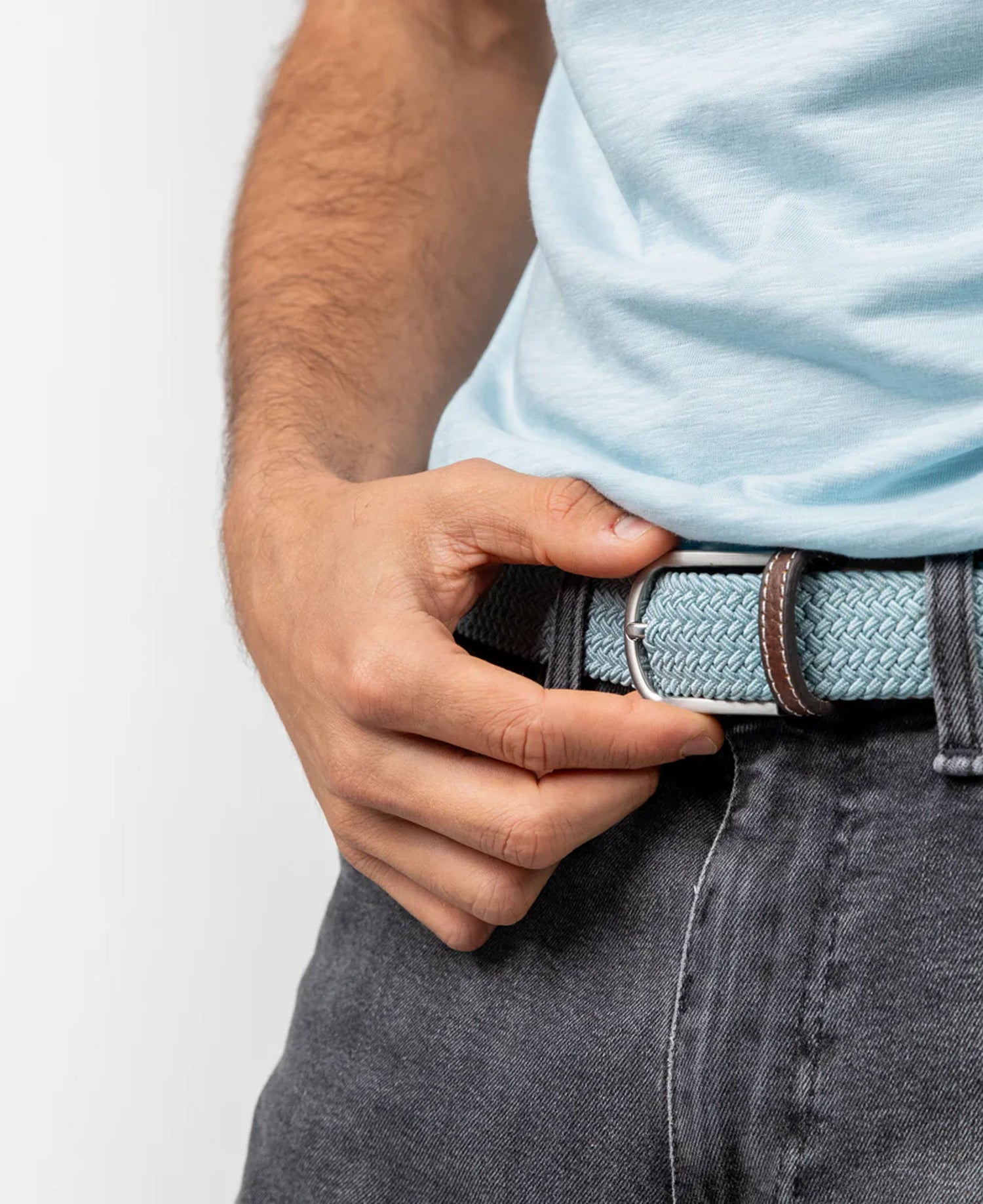 Woven Belt - Cloud Blue