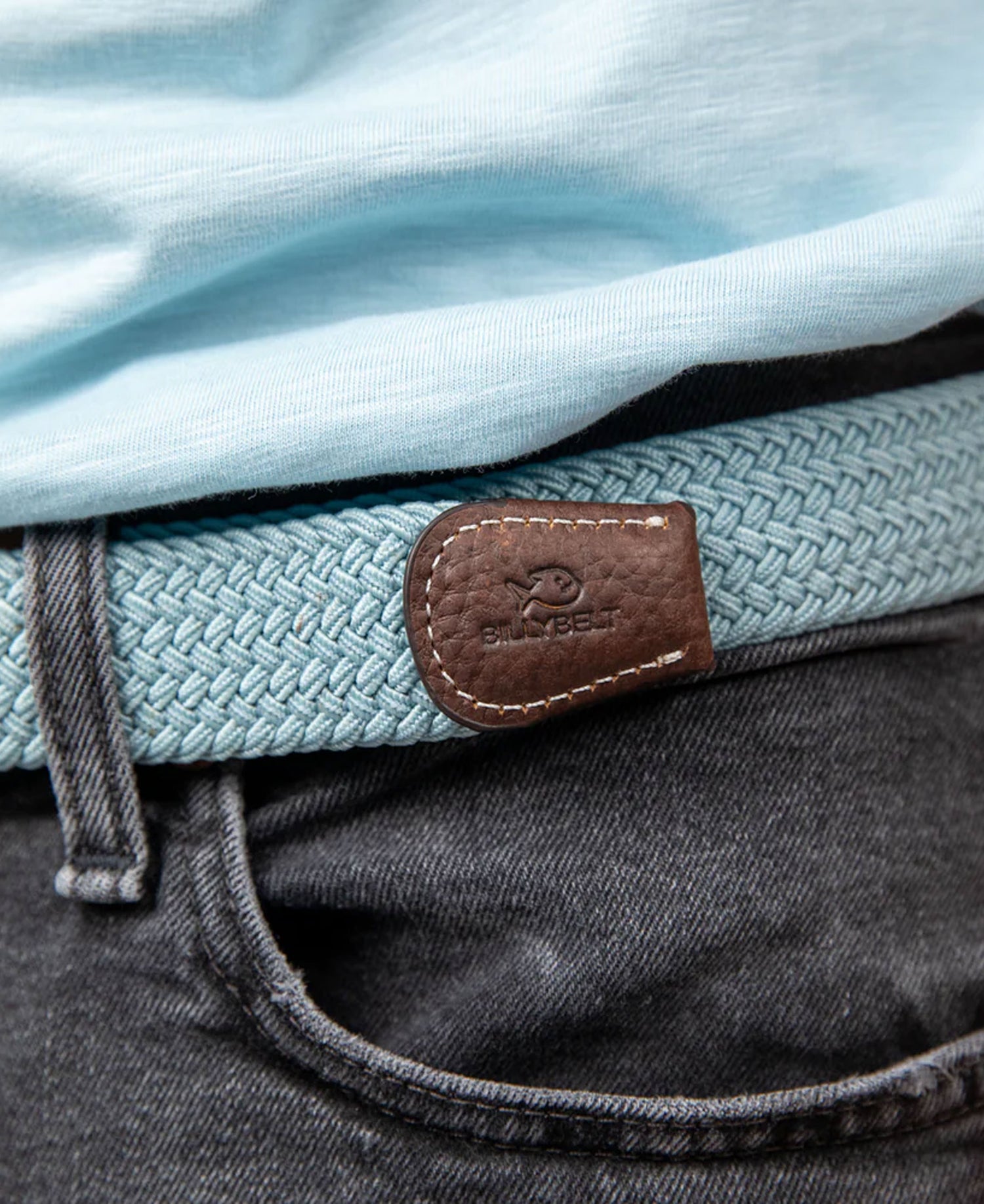 Woven Belt - Cloud Blue