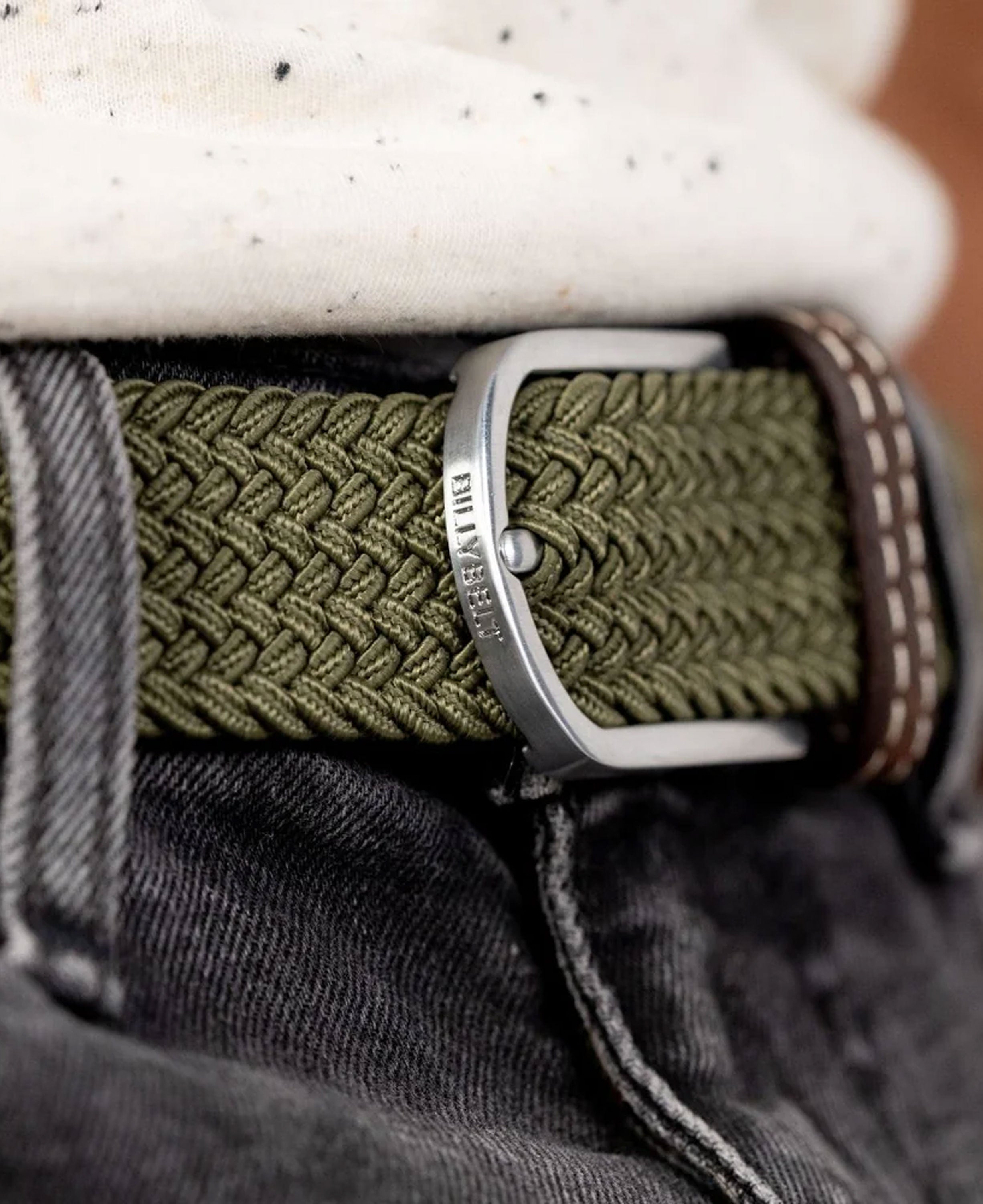 Woven Belt - Green Army