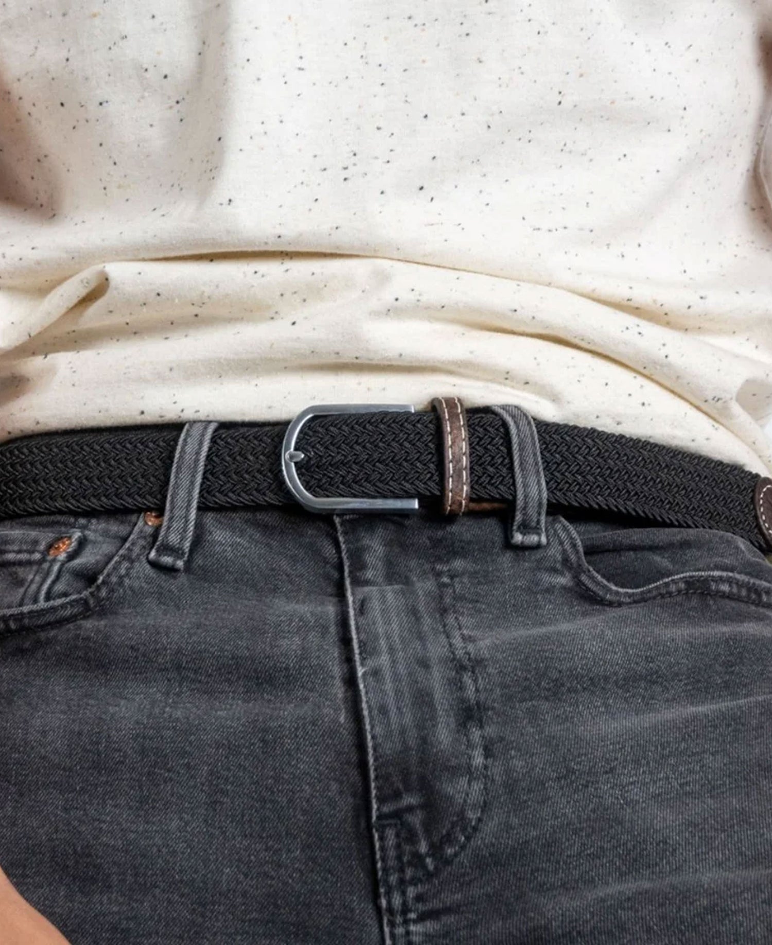 Woven Belt - Black Licorice