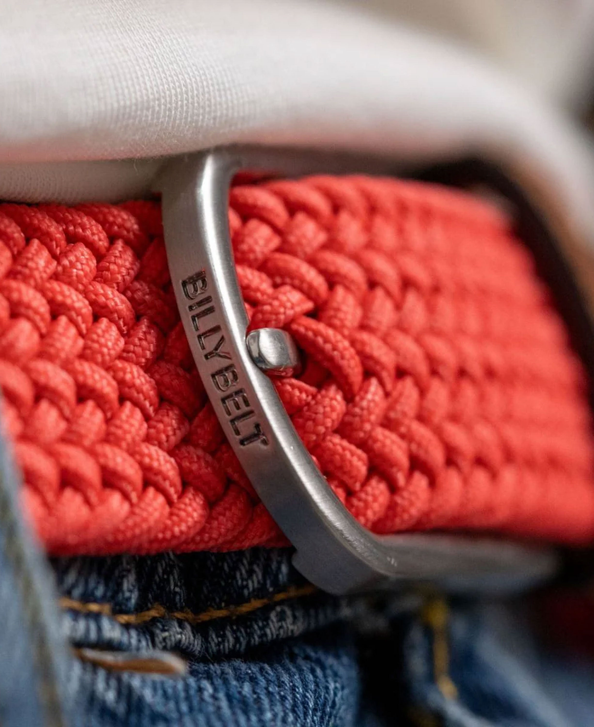 Woven Belt - Peach Pink