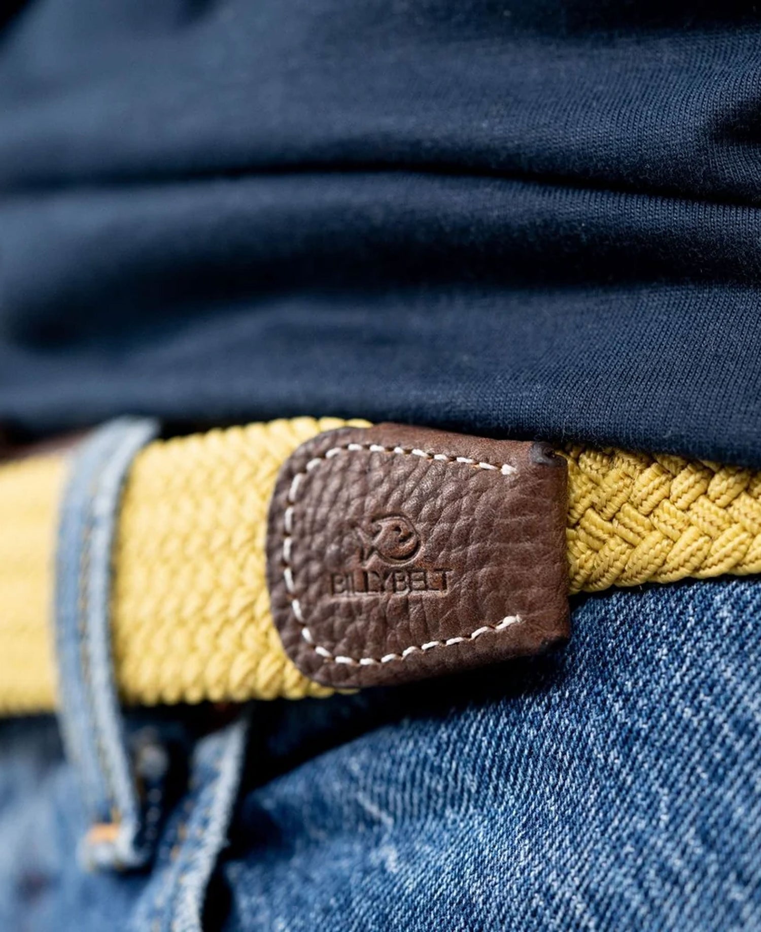 Woven Belt - Yellow Curry