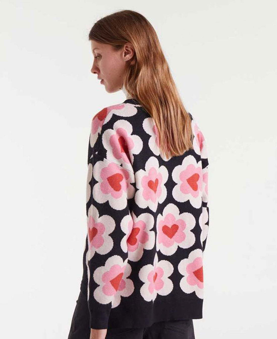 Jacquard Jumper - Conversational Print