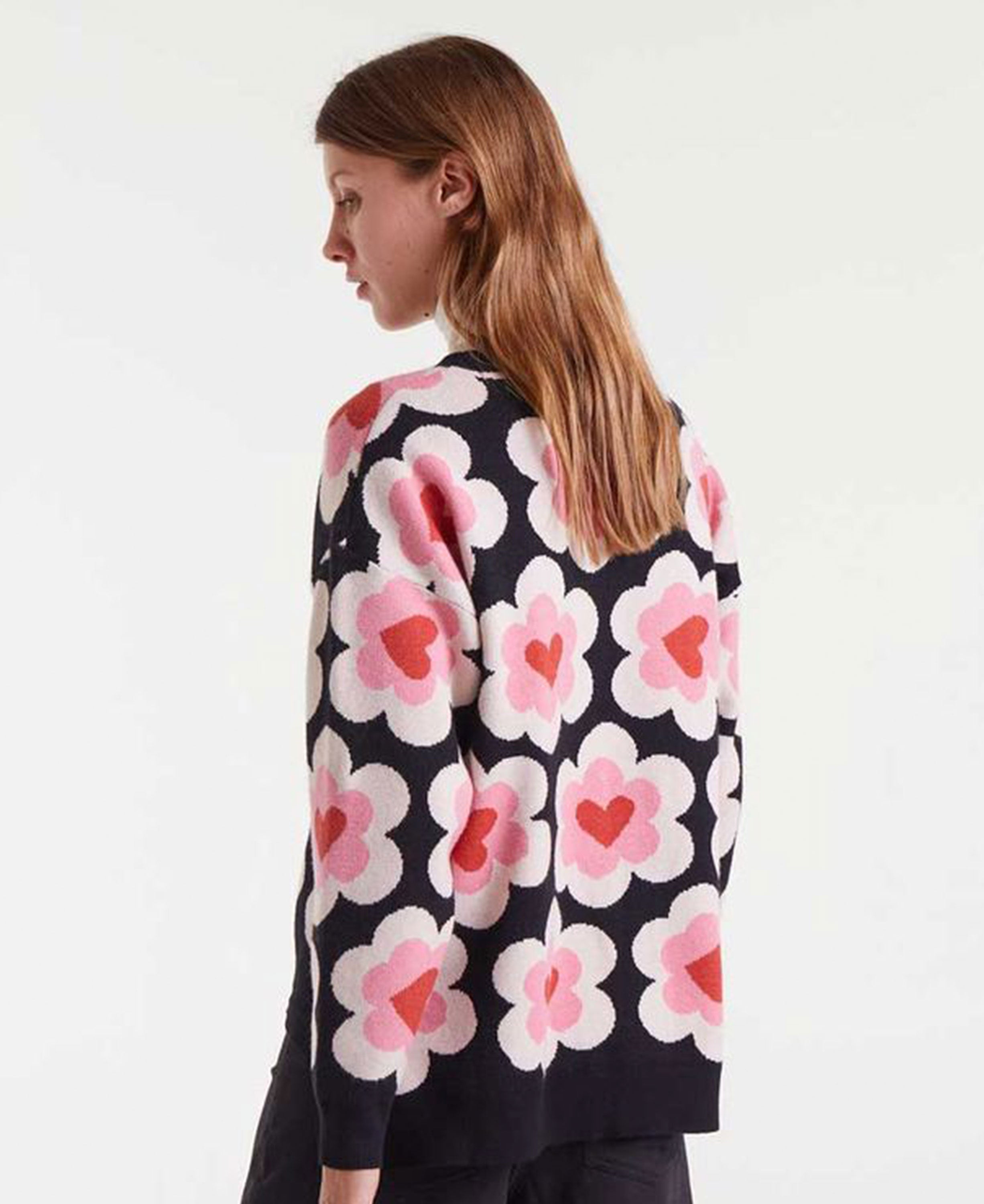 Jacquard Jumper - Conversational Print