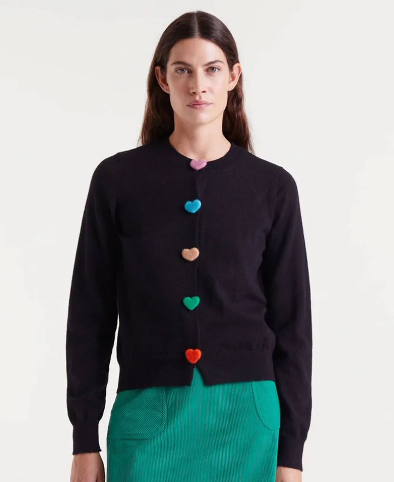 Plain Cardigan - Black