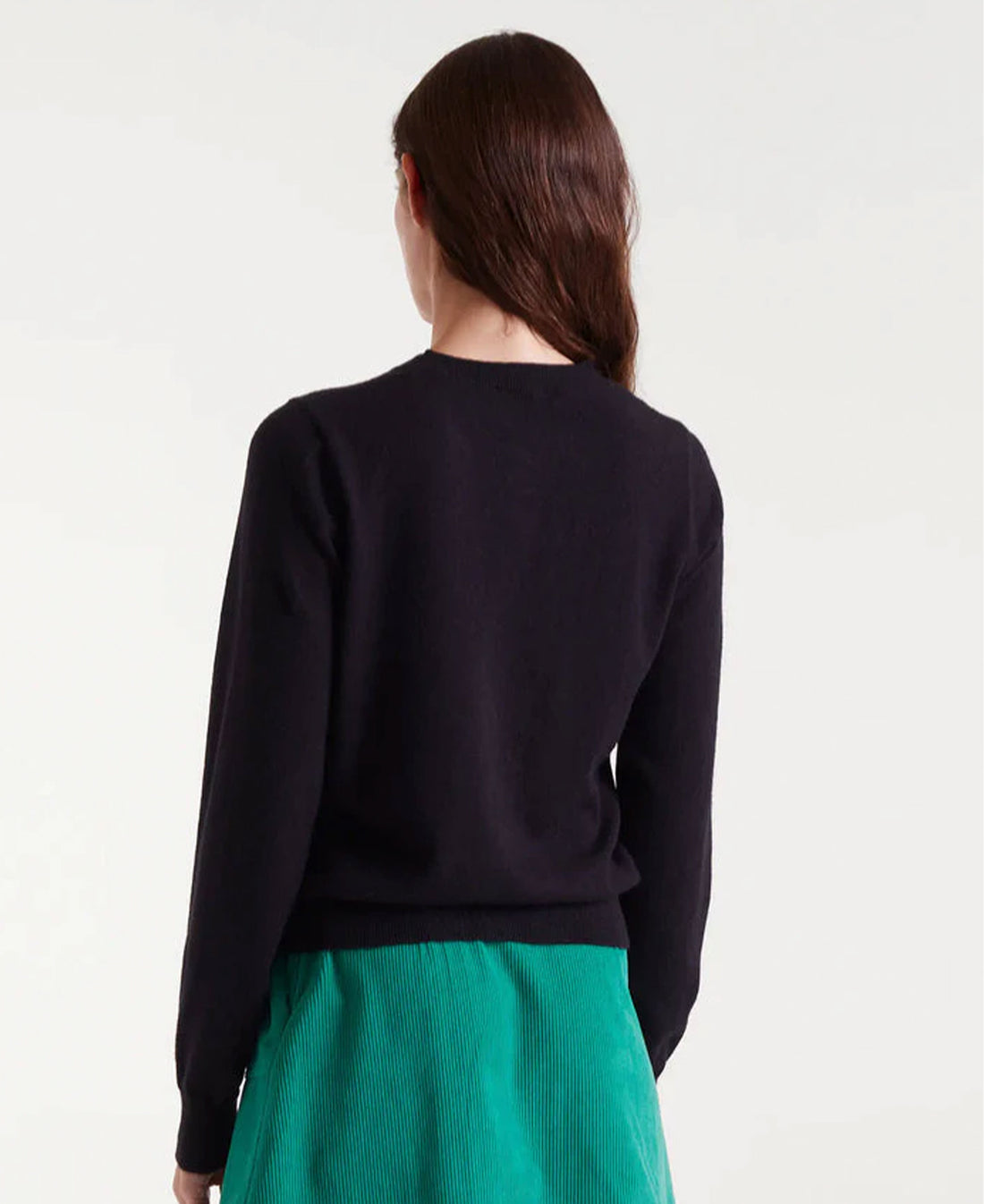 Plain Cardigan - Black