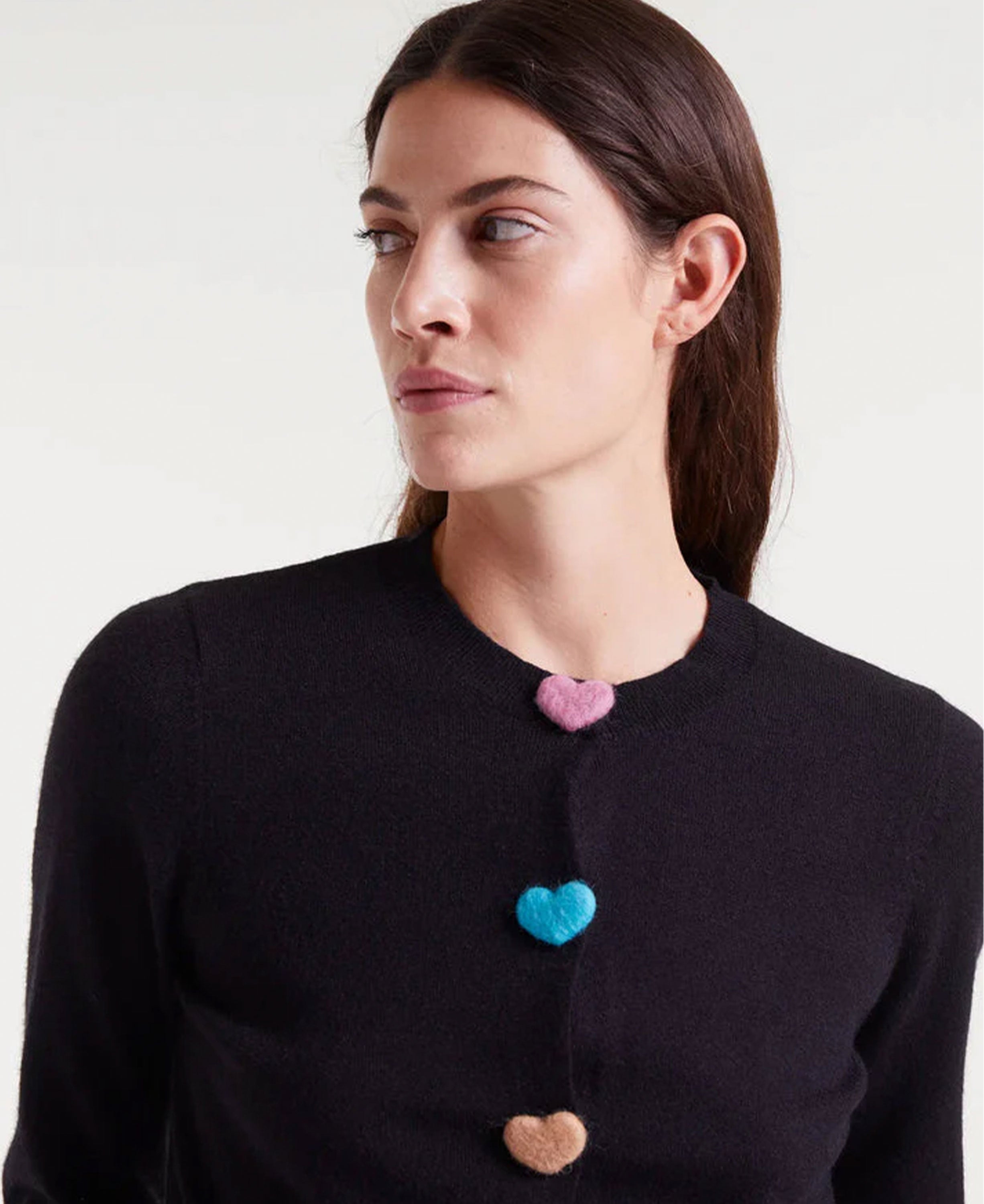 Plain Cardigan - Black