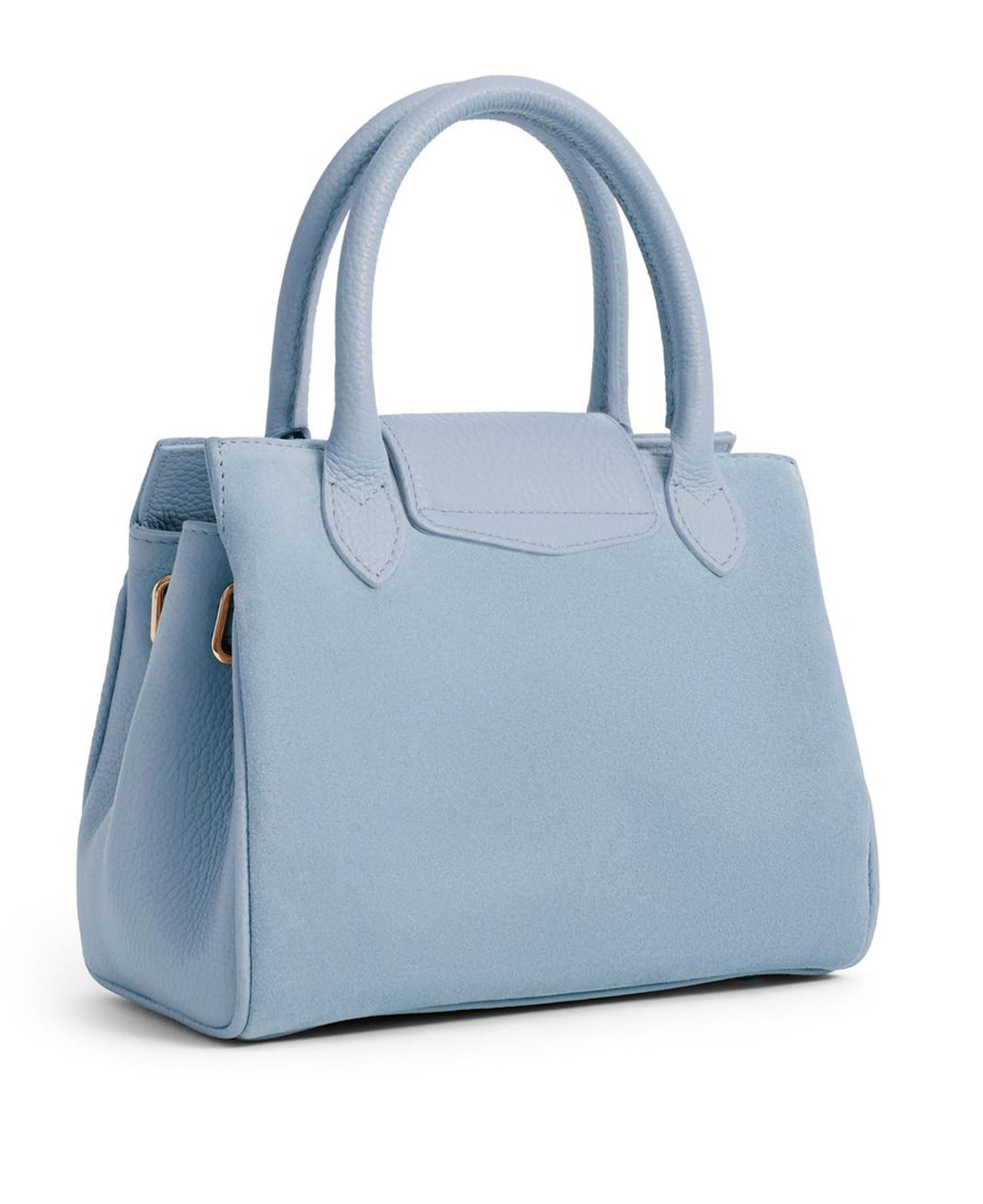 Mini Windsor Handbag Suede - Sky Blue