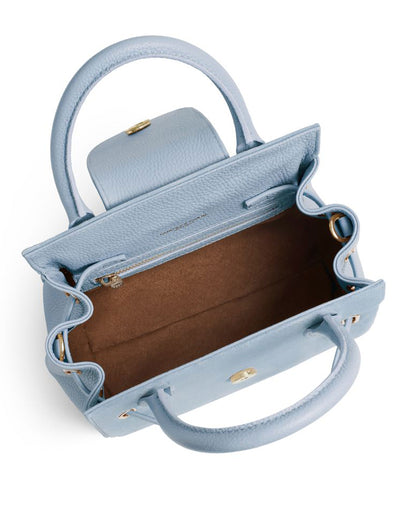 Mini Windsor Handbag Suede - Sky Blue