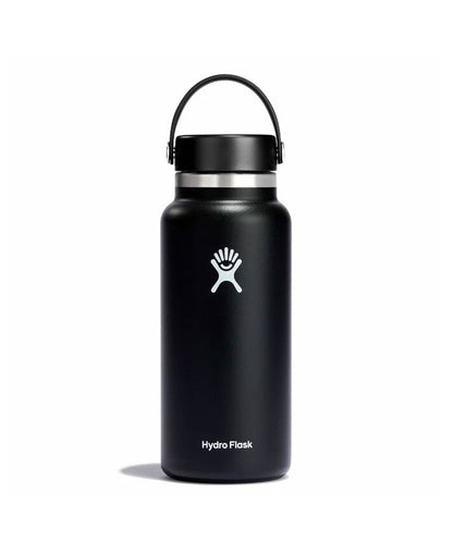 32oz Wide Flex Cap Bottle - Black