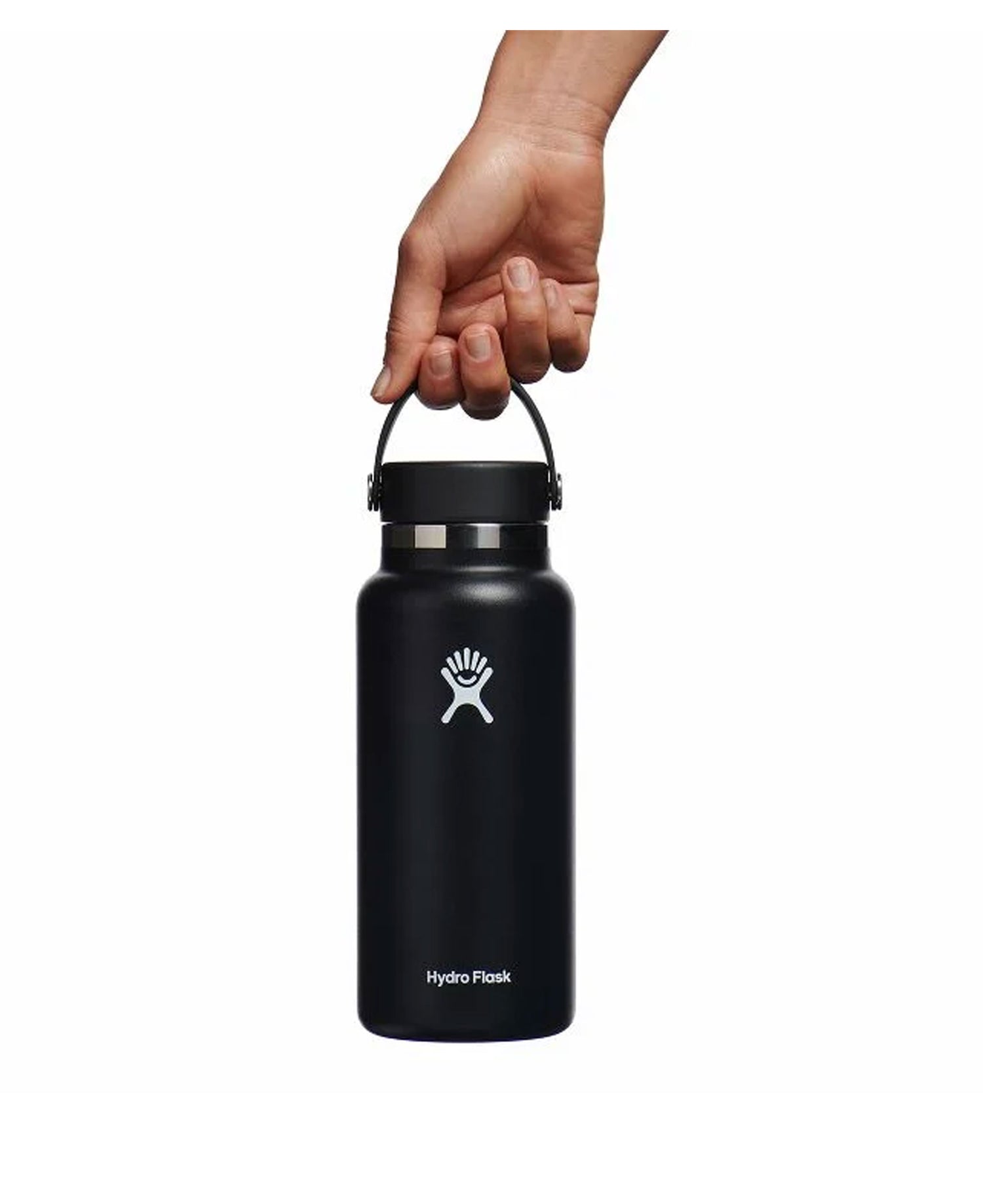 32oz Wide Flex Cap Bottle - Black