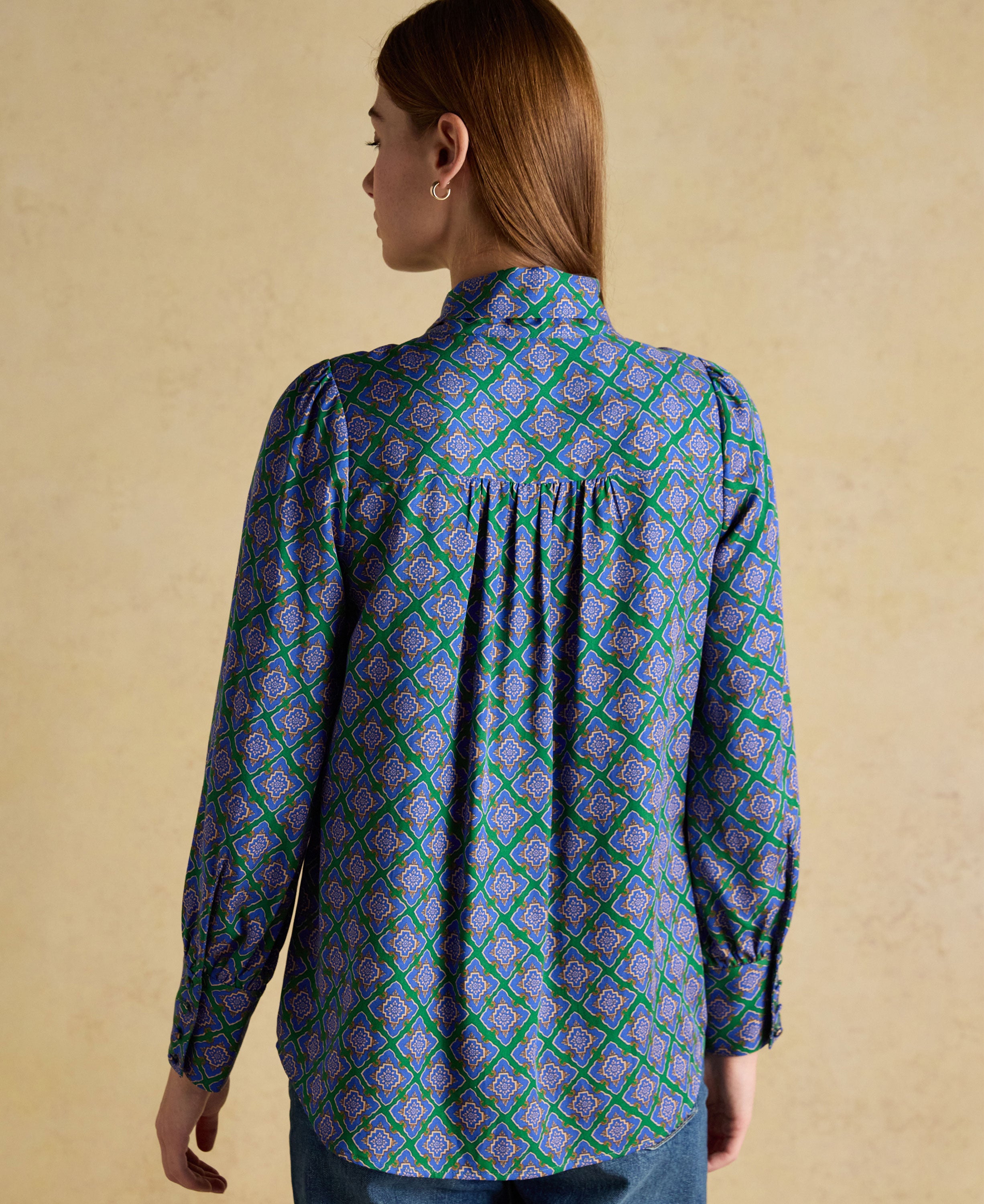 Tabby Shirt- Blue/Green