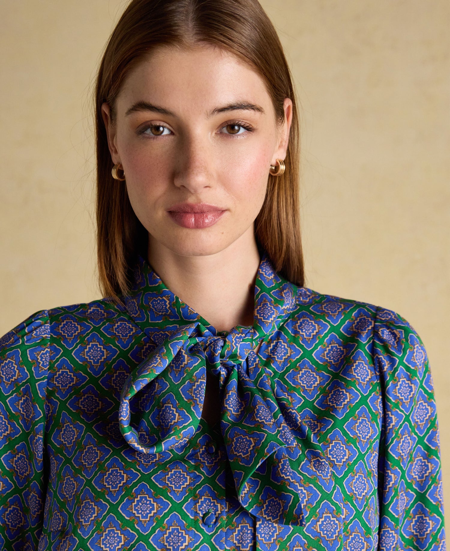 Tabby Shirt- Blue/Green