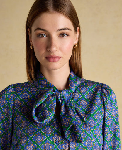 Tabby Shirt- Blue/Green