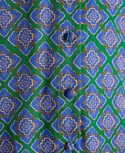 Tabby Shirt- Blue/Green