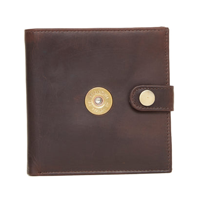Leather Shotgun Licence Wallet - Brown