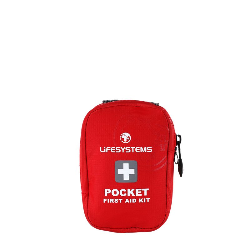 Pocket First Aid Kit - Red