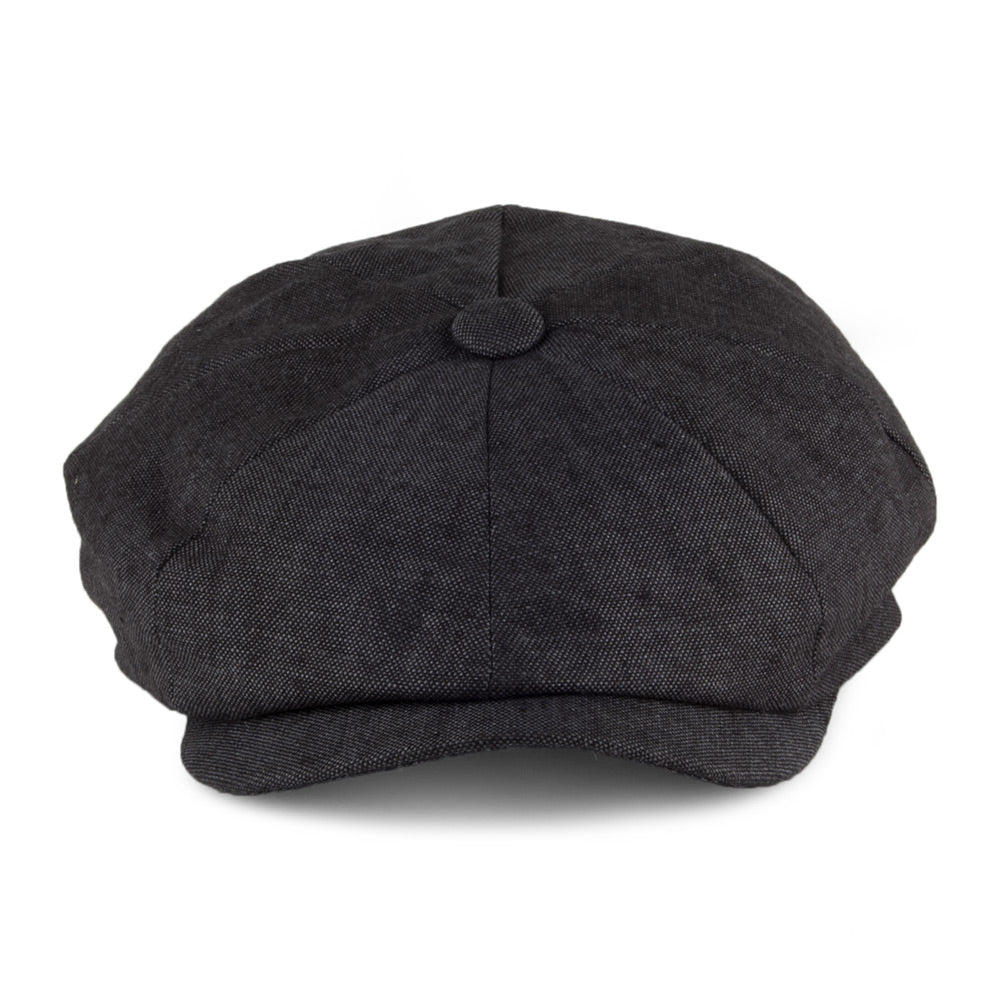Irish Linen Alfie Hat - Charcoal