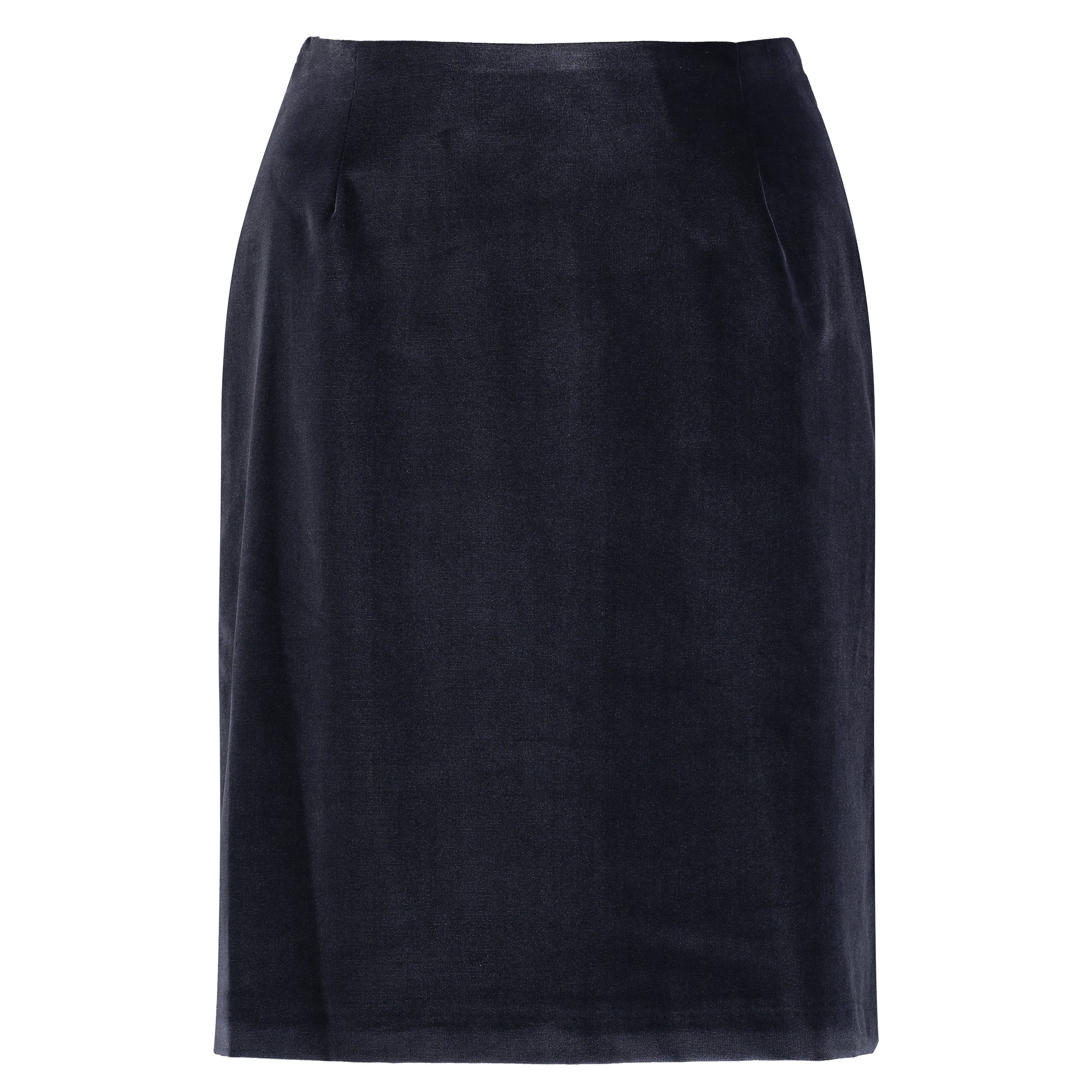 Velvet Berwick Skirt - Charcoal