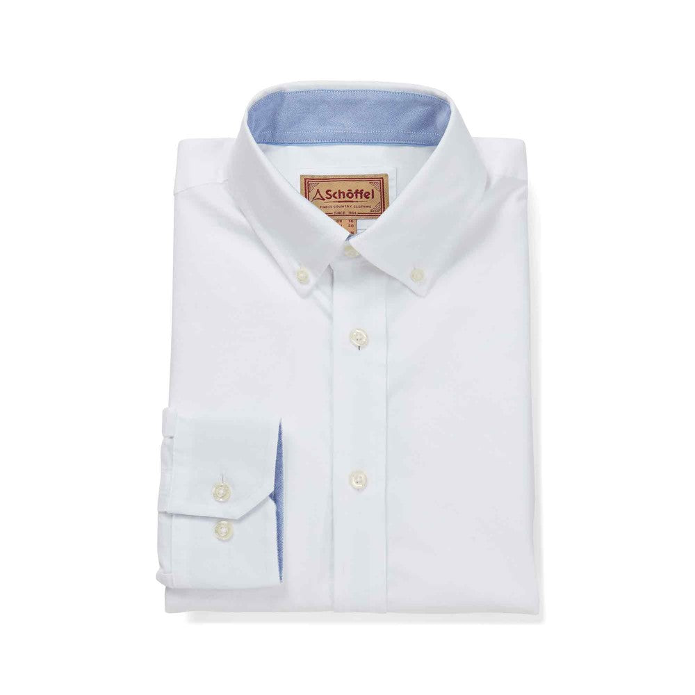 Soft Oxford Tailored Shirt - White
