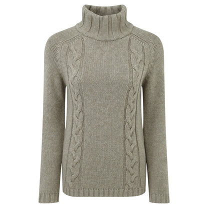 Merino Roll Neck - Mink