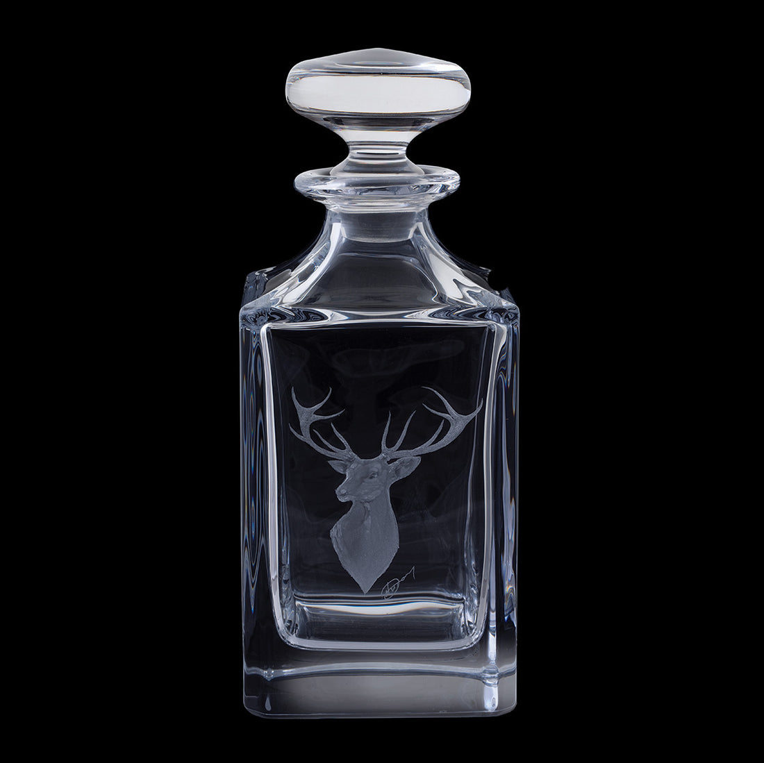 Engraved Decanter - Red Stag