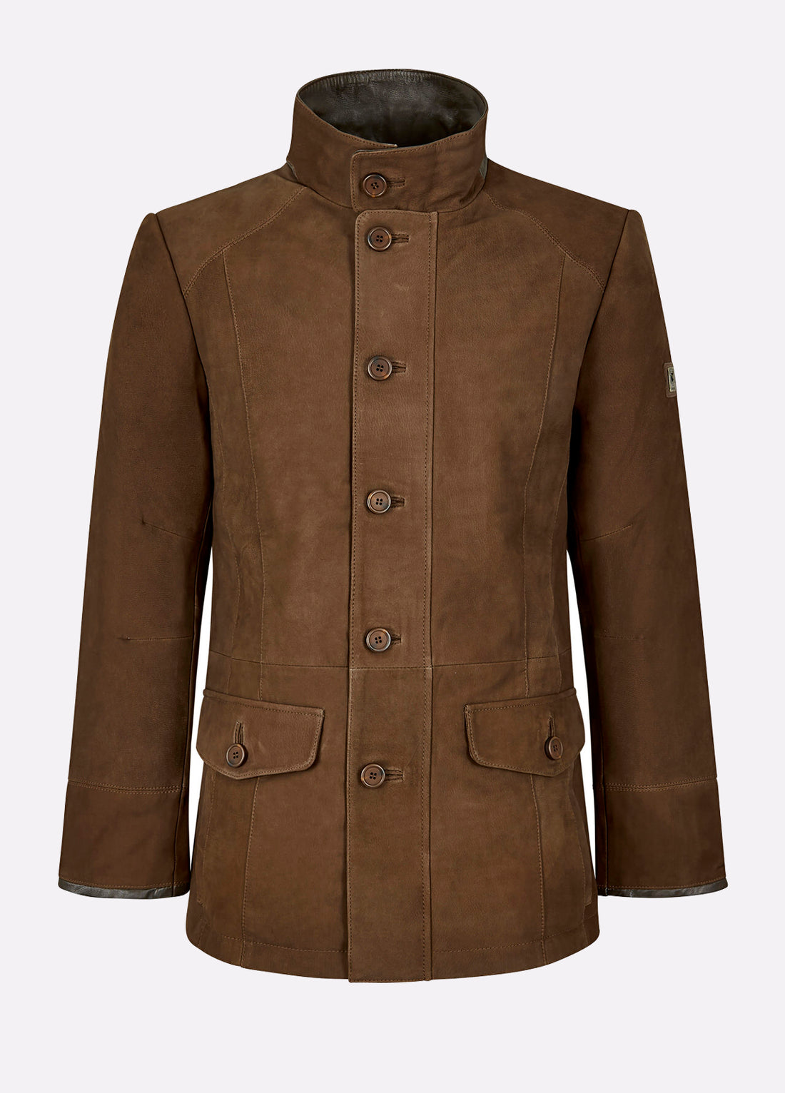 Moore Leather Jacket - Walnut