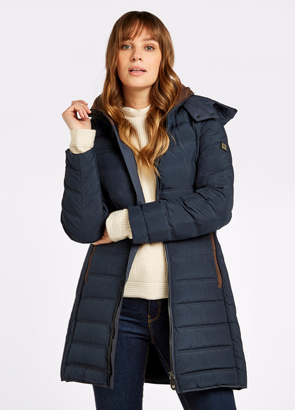 Ballybrophy Quilted Jacket - Navy