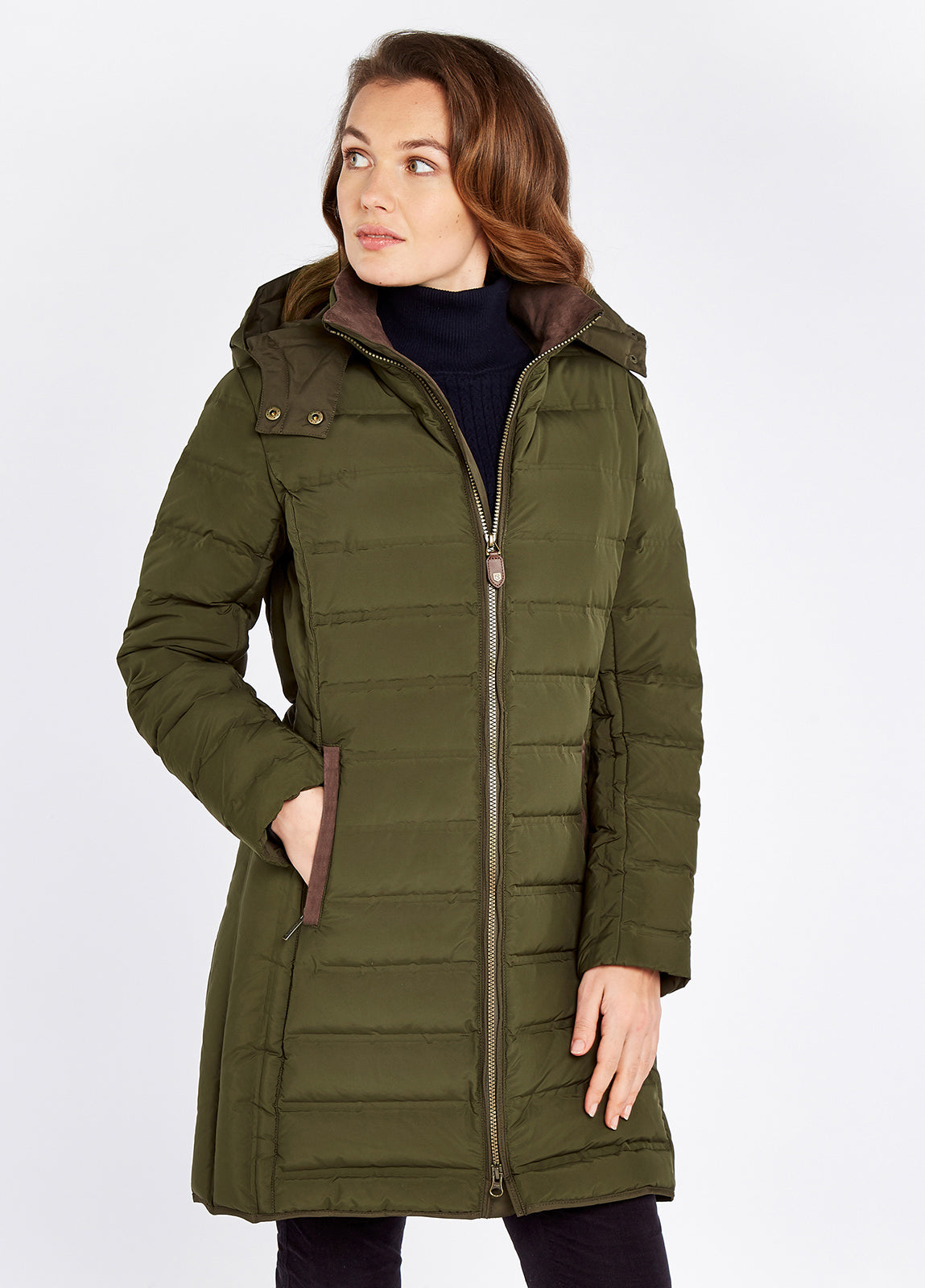 Ballybrophy Quilted Jacket - Olive