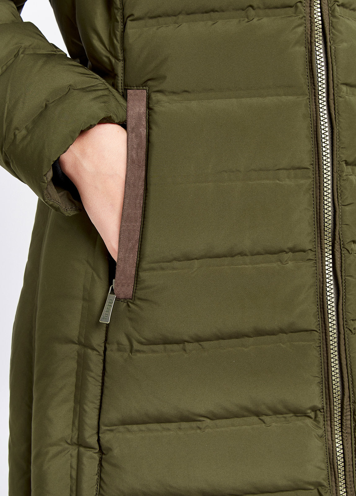 Ballybrophy Quilted Jacket - Olive