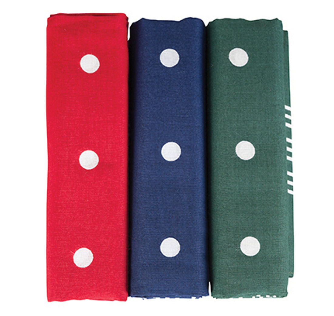 Set of Hankies - Spotted