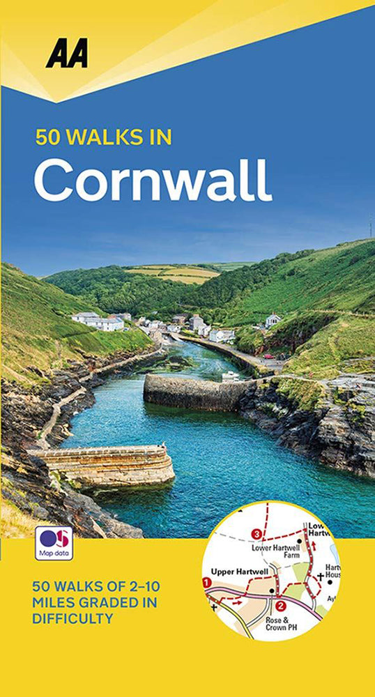 50 Walks in Cornwall by AA Publications