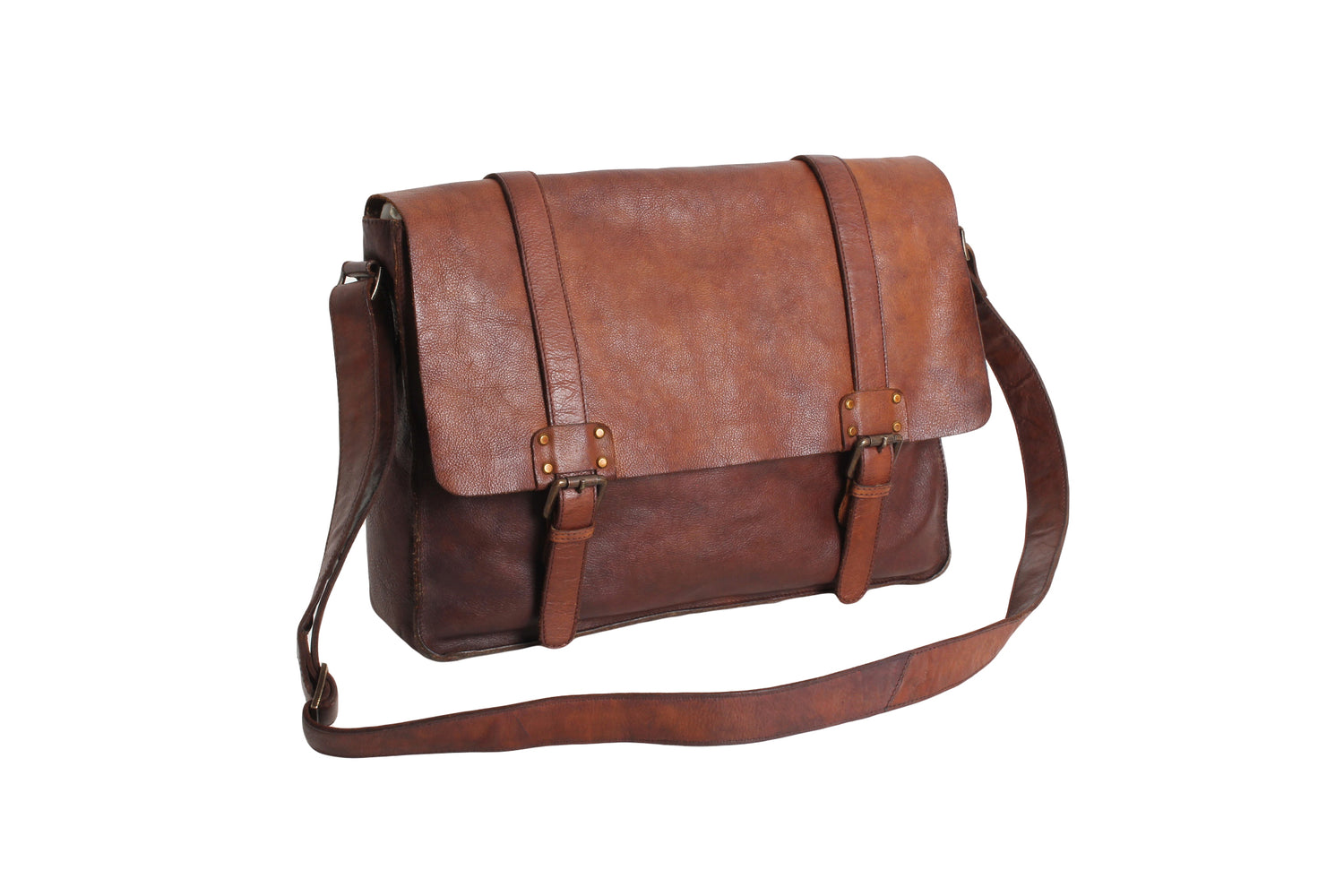 Shoreditch Messenger Bag - Rust