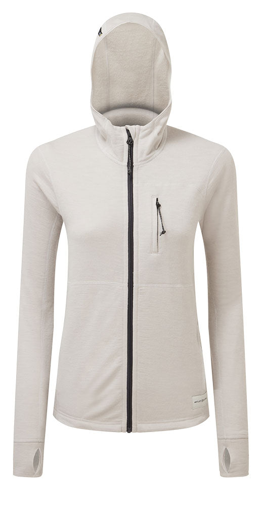 Eldorado Merino Hoodie Jacket - Moonbeam