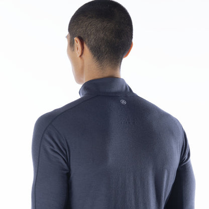 Boulder 125 1/4 Zip Baselayer - Dusk Blue/Black