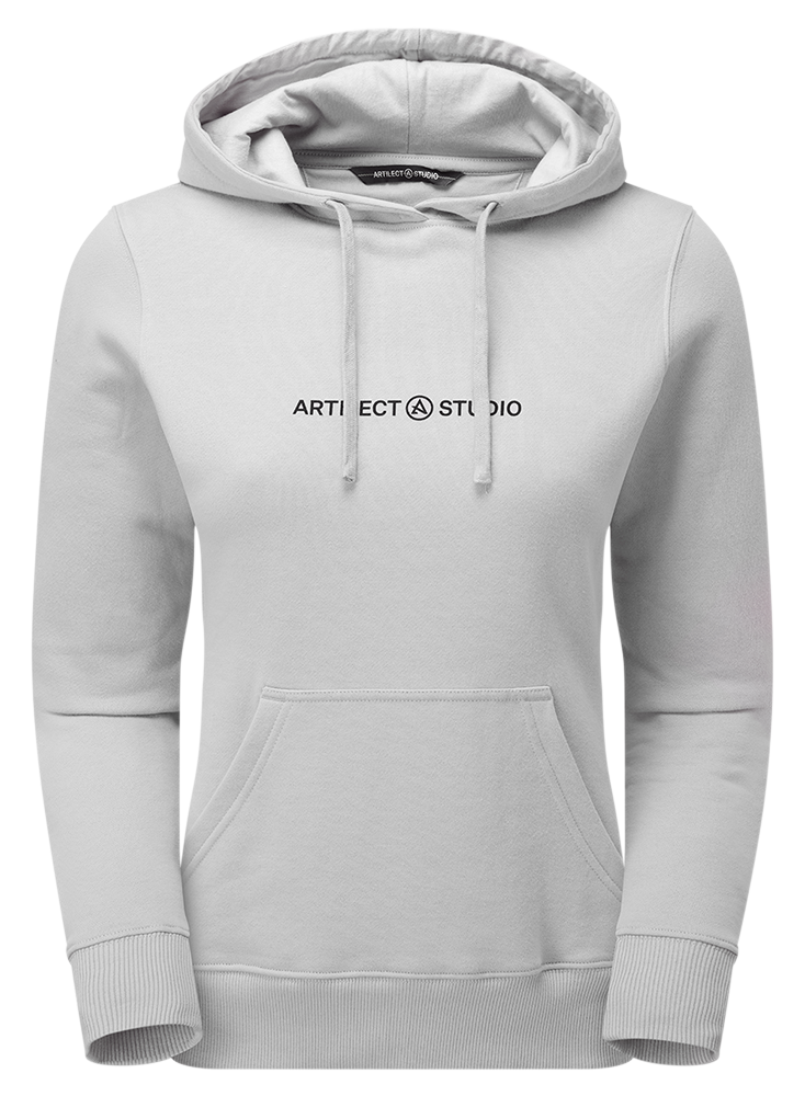 Branded Hoodie - Heather Grey