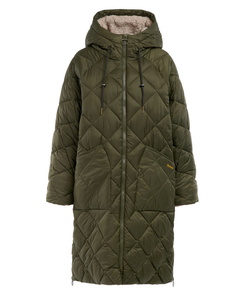 Portellen Quilted Jacket - Fern Leaf/Classic Tartan