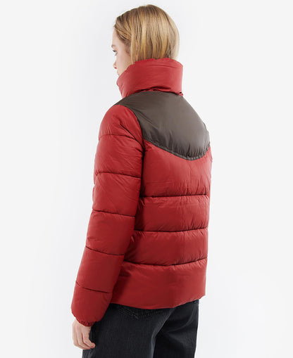 Belford Quilted Jacket - Dark Red/Mahogany Dress